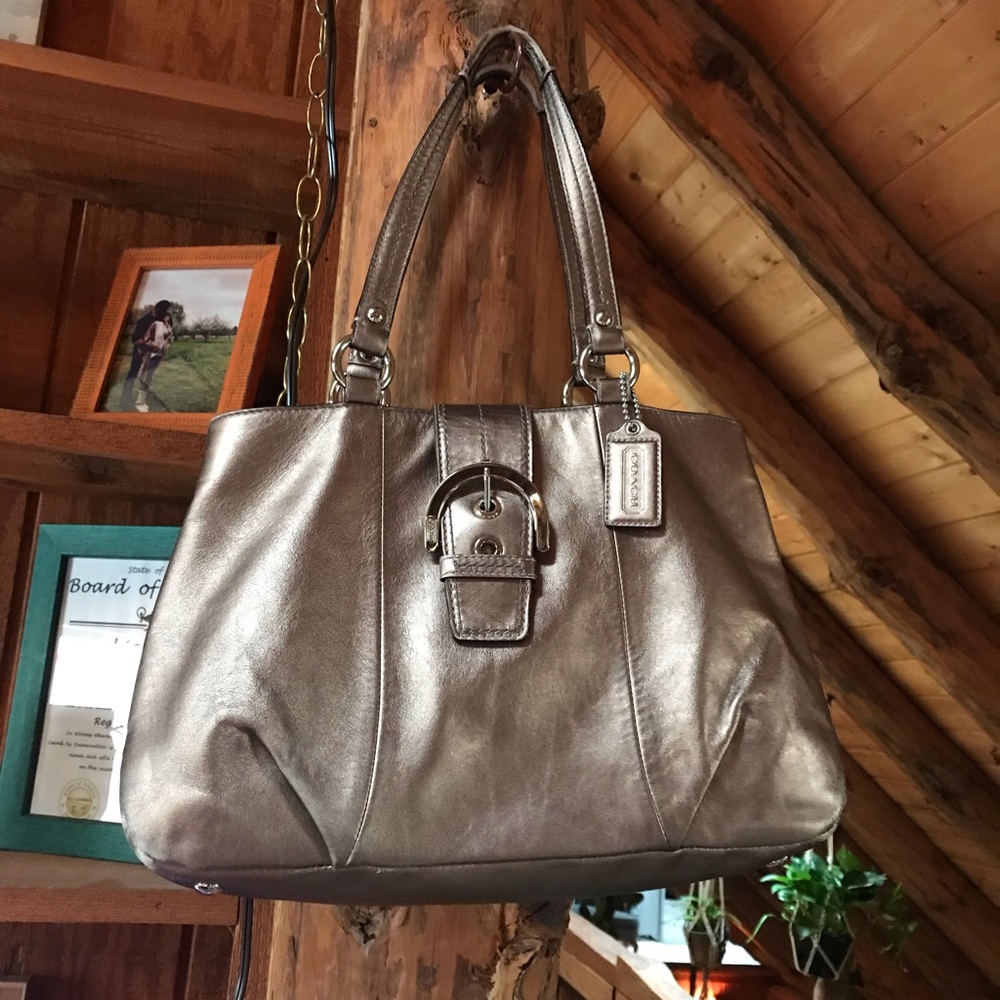 SOLD!    Coach purse, wallet & wristlet bundle!